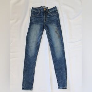 American Eagle Outfitters Dark Blue Denim Jeans